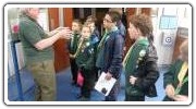 Cubs learning about aircraft parts